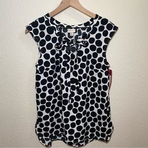 Merona tie front blouse size Medium